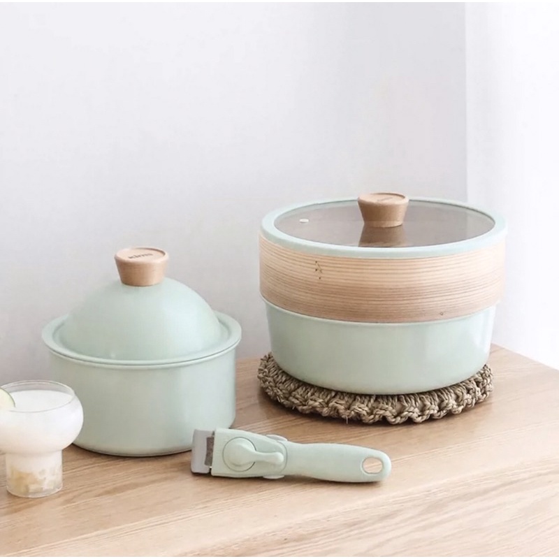 Jual Kims Cook Pan Set Mint (7in1 ) Shopee Indonesia