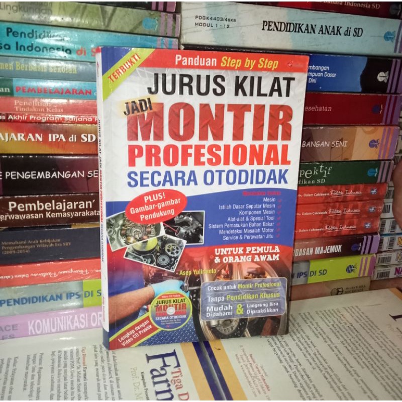 Jual Original Buku Jurus Kilat Jadi Montir Profesional Secara Otodidak