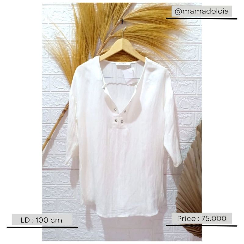 Jual Pakaian Atasan Wanita Warna Putih Premium Vol.02 Shopee Indonesia