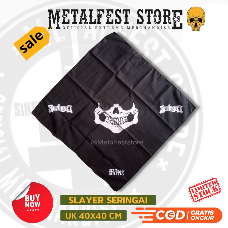 Bandana SLAYER Repentless, Colore Nero, Taglia Unica, Merchandise Ufficiale Con Licenza - 3