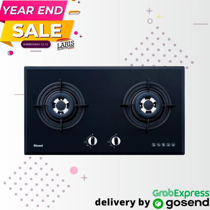 Jual Built-in Gas Hob Kompor Gas Tanam 2 Tungku Rinnai RB-772 RO (G ...