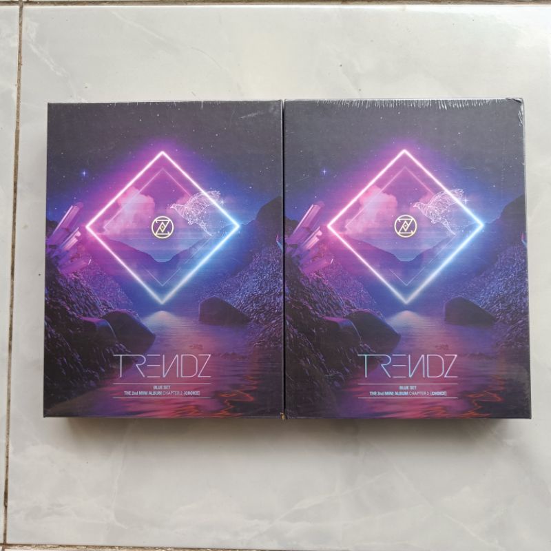 Jual Ready Stock Sealed Album TRENDZ - Blue Set The 2nd Mini Album ...