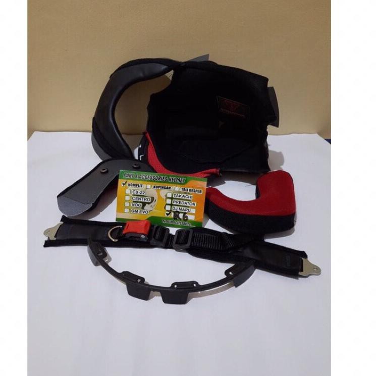 Jual Best Price Paket Komplit Busa Helm Nhk R Nhk R Kancing Besi Shopee Indonesia