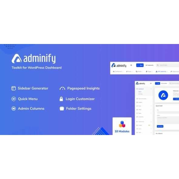 Jual WP Adminify Pro – Toolkit for WordPress Dashboard Plugin | Shopee ...