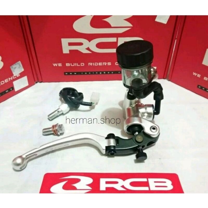 Jual Master Rem Rcb Radial S Set Kopling E Master Rem Set Rcb Radial S Hitam Merah Gold