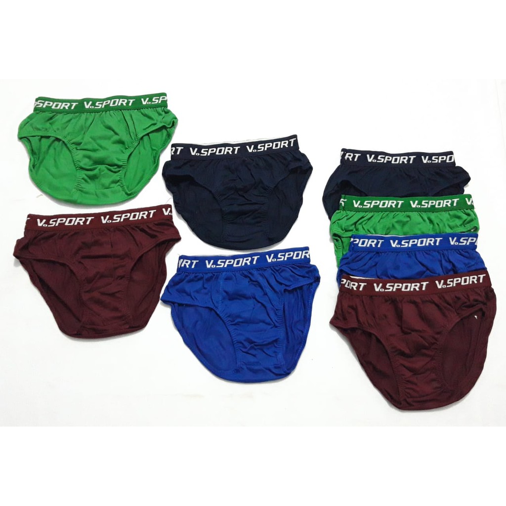 Jual 6 Pcs CD Pria Dewasa Vsport karet Boxer size L Shopee