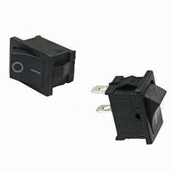 Jual ROCKER SWITCH TOMBOL SAKLAR ON OFF 2 PIN 21X15 21*15 MM 6A 250V ...
