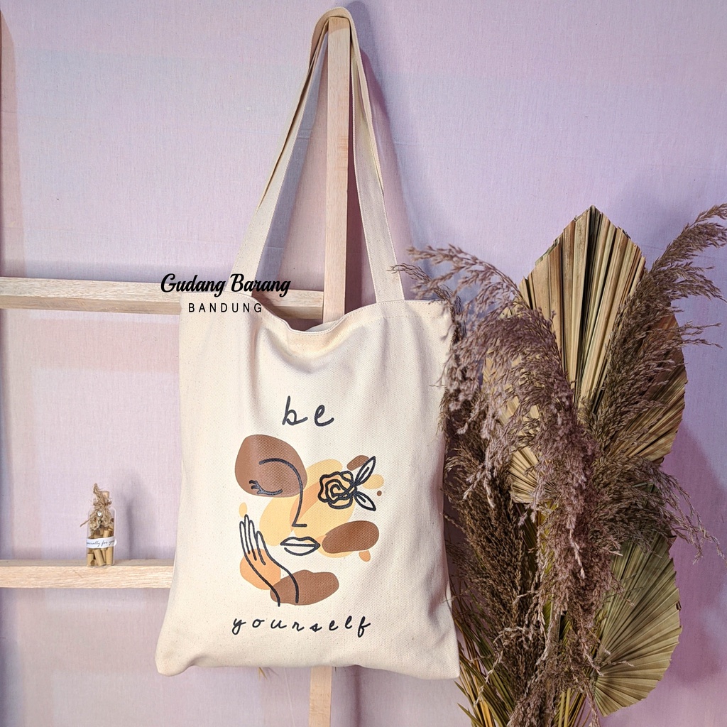 Tote bag 2025 kanvas shopee