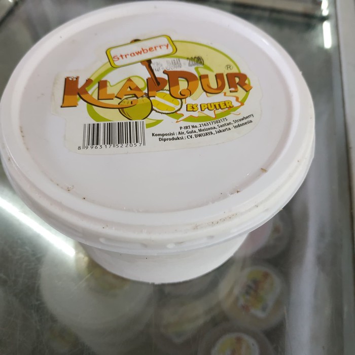 Jual KlapDur Es Krim Es puter Rasa Strawberry /pack | Shopee Indonesia