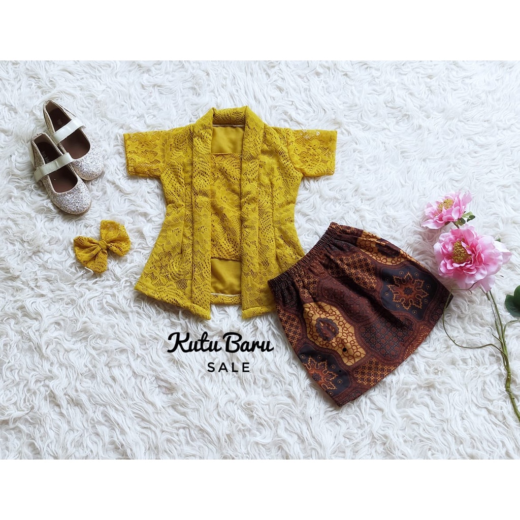 Jual Baju Anak Model Kebaya Kutubaru / Baju Adat Anak premium/ pakaian