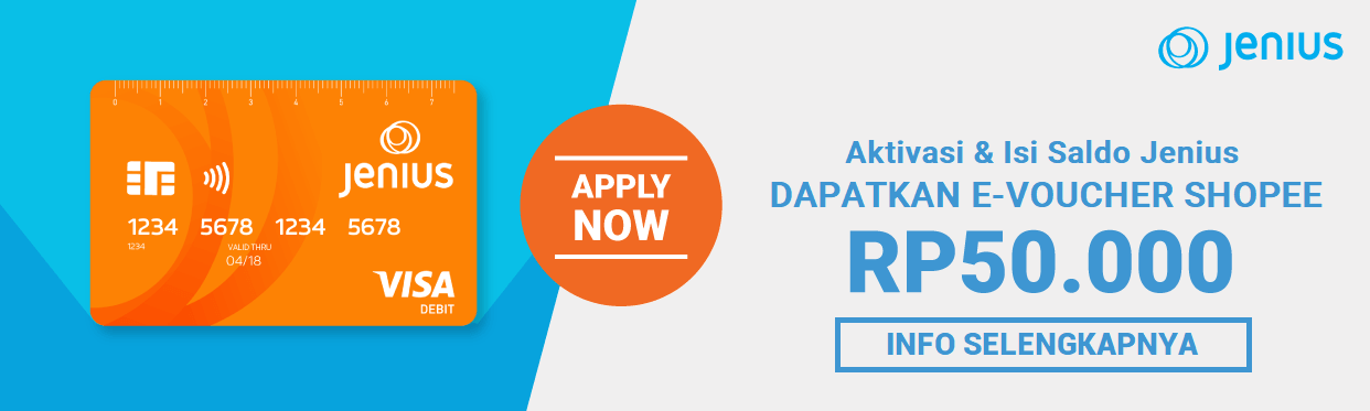Diskon Hingga 150RB Pakai Kartu Debit Jenius