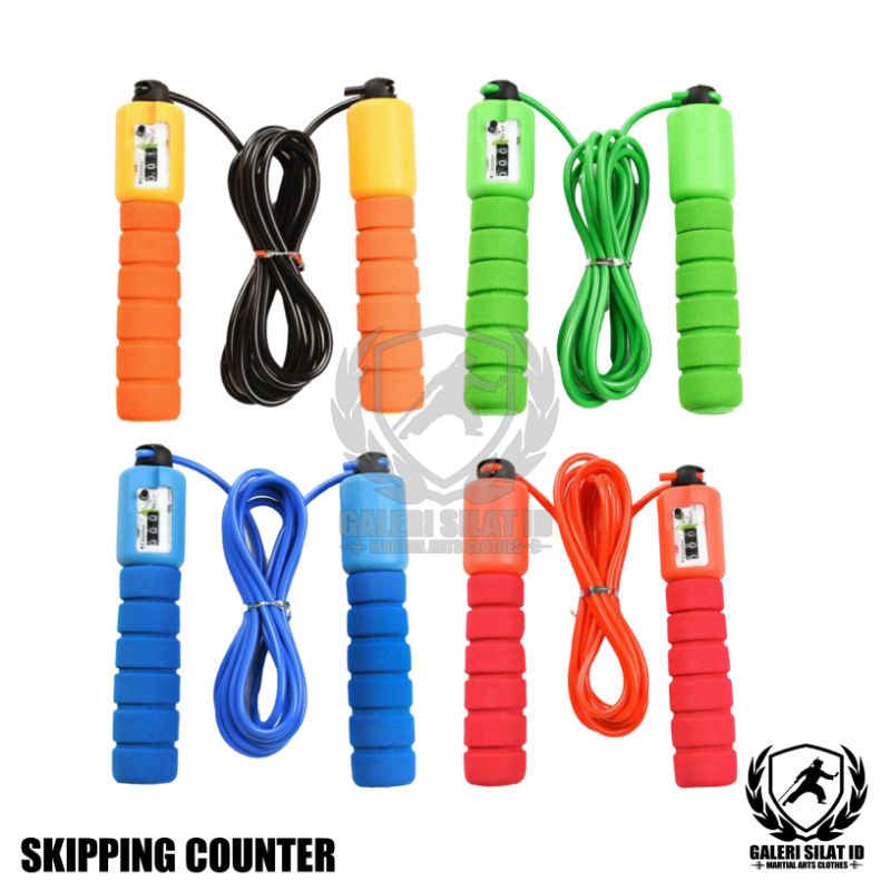 Jual Jump Rope Skiping Soft Handle with Counter / Tali Lompat skipping ...