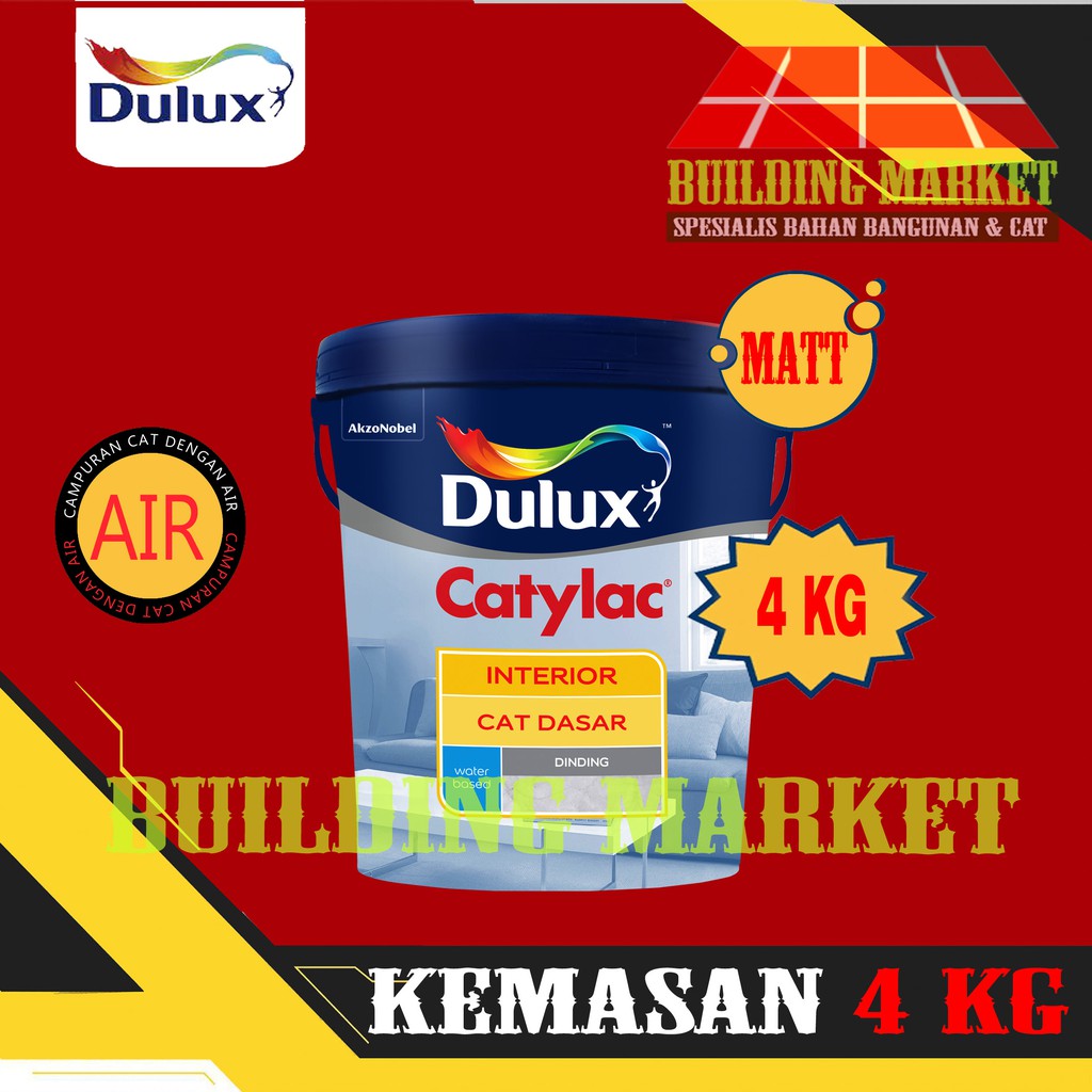 Jual Cat Dasar Tembok Alkali Sealer Cat Dasar Dulux Catylac Interior 4 Kg Shopee Indonesia 1238