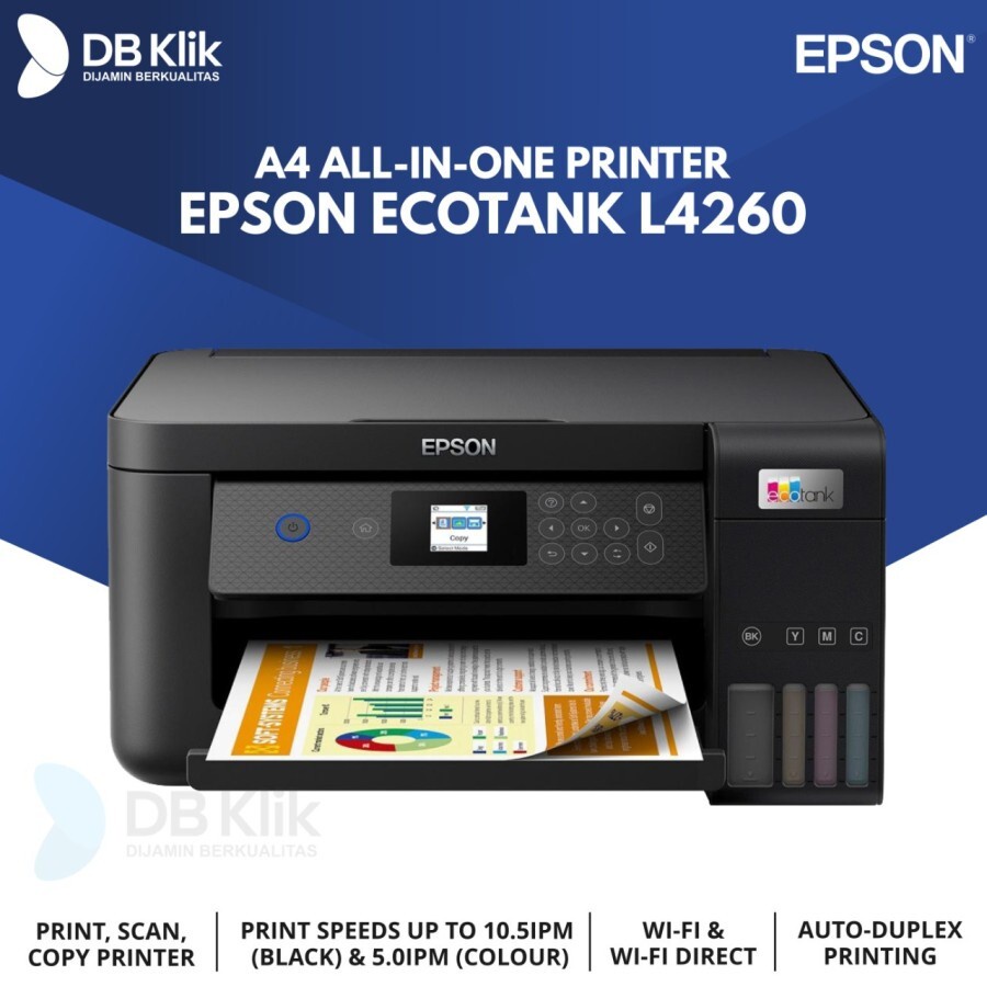 Jual Printer EPSON EcoTank L4260 A4 All in One-EPSON L4260 Ink Tank ...