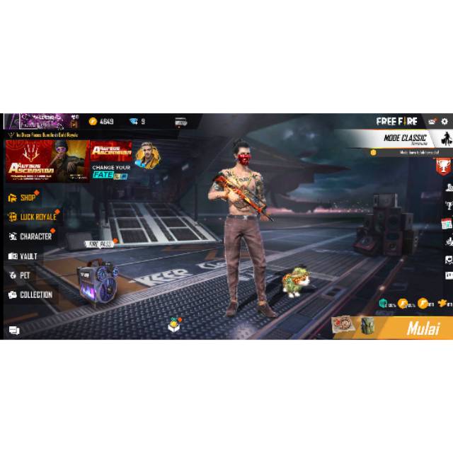 Jual Akun Free Fire murah Shopee Indonesia