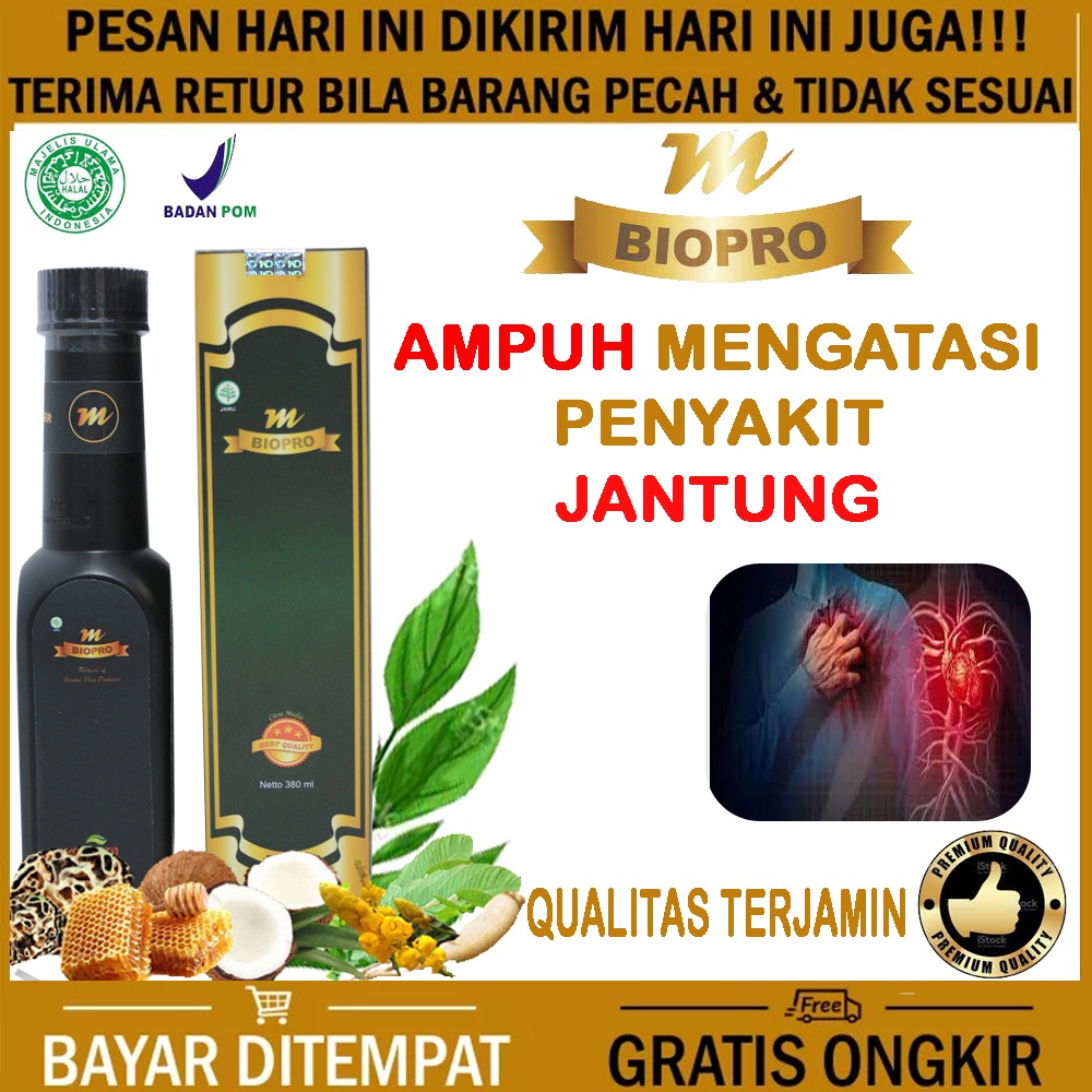 Jual MBIOPRO Obat Jantung Bengkak, Jantung Berdebar, Jantung Koroner ...