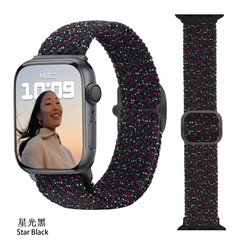 Jual Strap Apple Watch Nylon Case Tali Jam Apple Watch Series 7 SE 6 5 4 3 2 1 Shopee Indonesia