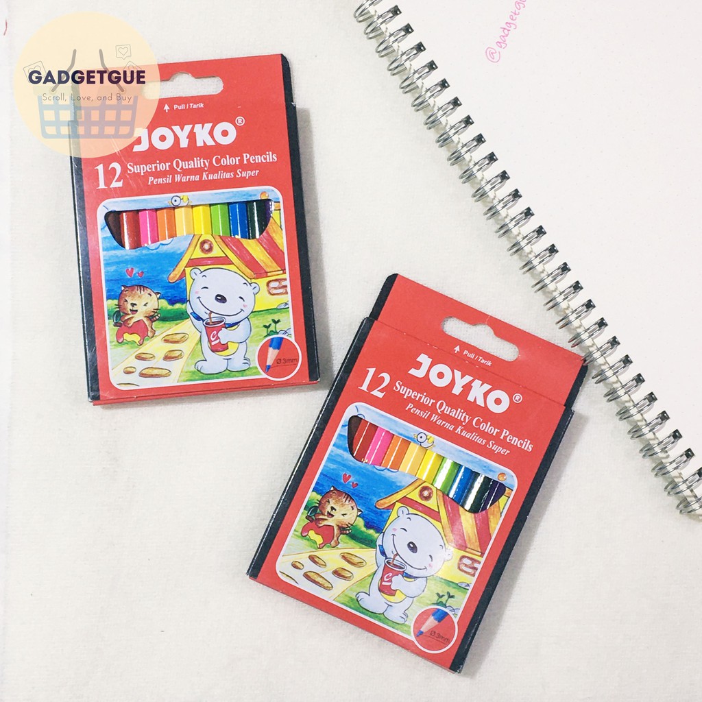 Jual Pensil Warna Joyko Isi 12 Warna Pensil Warna Kecil Joyko Murah