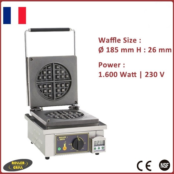 Jual Waffle Machine Round/ Waffle Maker Machine/ Mesin Waffle Roller