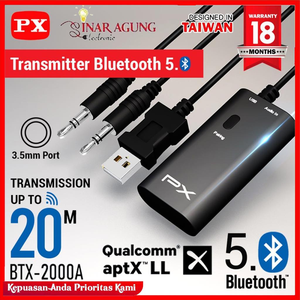 Jual [COD] BLUETOOTH TRANSMITER PXBTX2000A / PX-BTX2000 / BTX-2000 ...