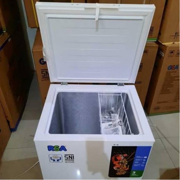 Jual RSA Chest Freezer 150 Liter Box Freezer CF 160 CF-160 Cooler Box ...