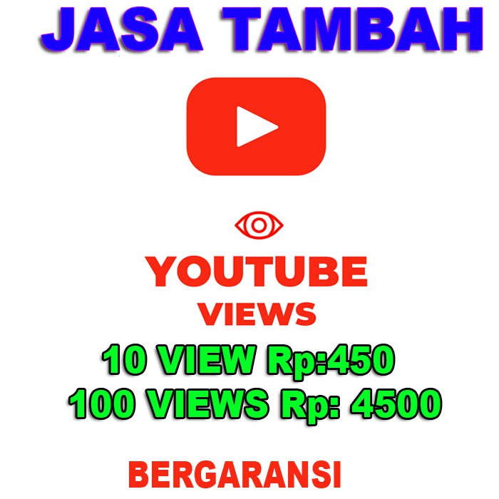 Jual View Youtube Murah/views Tambah Penonton Youtuber | Shopee Indonesia