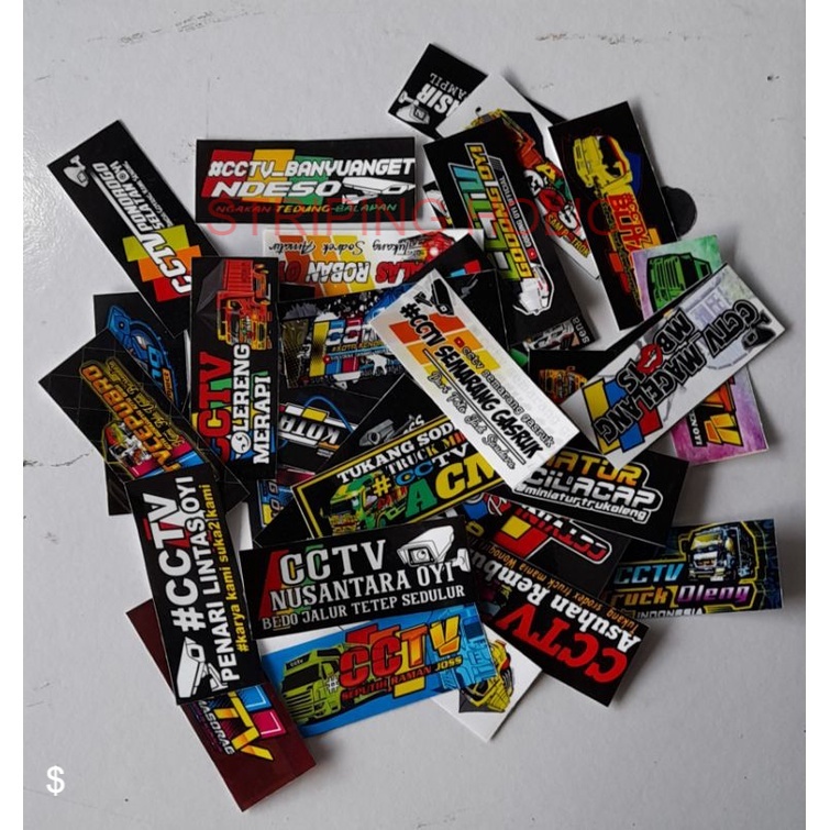 Jual STICKER PAKET CCTV MOBIL TRUK OLENG PRINTING DAN HOLOGRAM MURAH ...