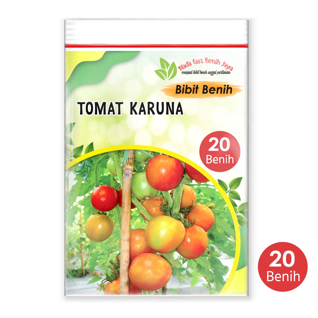 Nada fast benih jaya - 20 Biji benih tomat karuna / bibit sayuran - benih sayuran