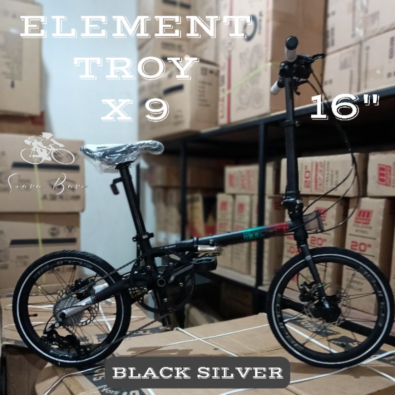 Jual SEPEDA LIPAT ELEMENT TROY X9 16 INCH | Shopee Indonesia