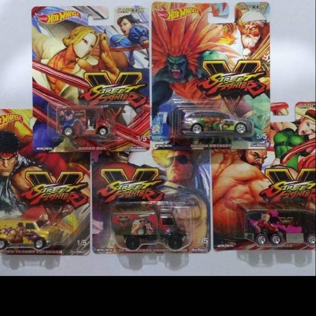 Hot wheels street fighter 2025 set