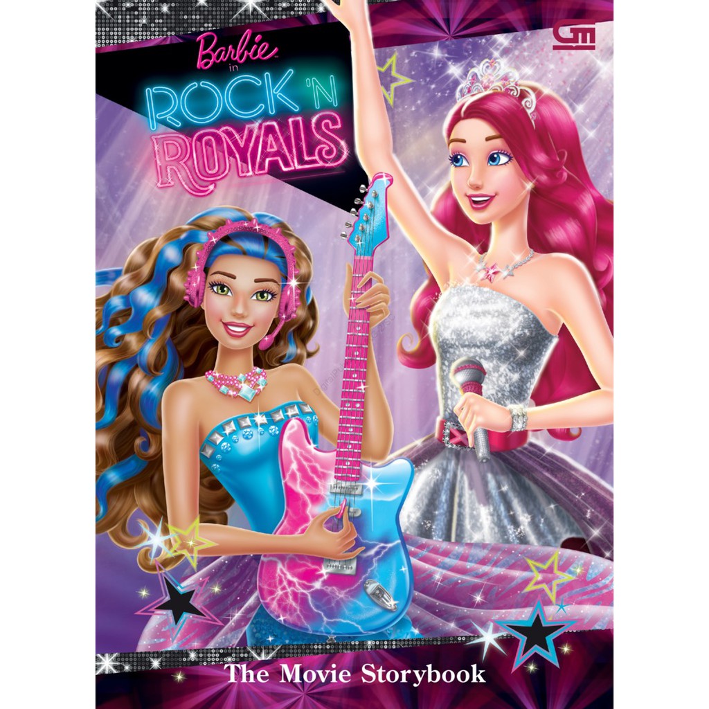 Jual Buku Cerita Anak Barbie in Rock 'n Royals The Movie Storybook by ...