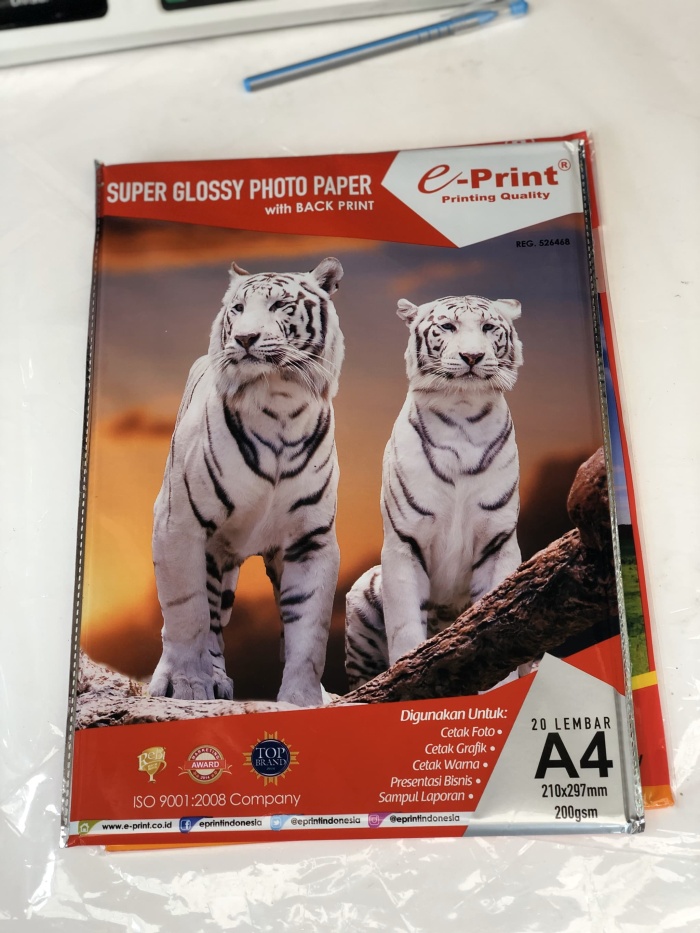 Jual Kertas Foto Photo Paper Super Glossy E Print A4 Shopee Indonesia