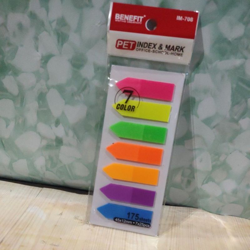Jual (1set) STICKY NOTE IM-31 PANAH PLASTIK/memo tempel panah murah ...