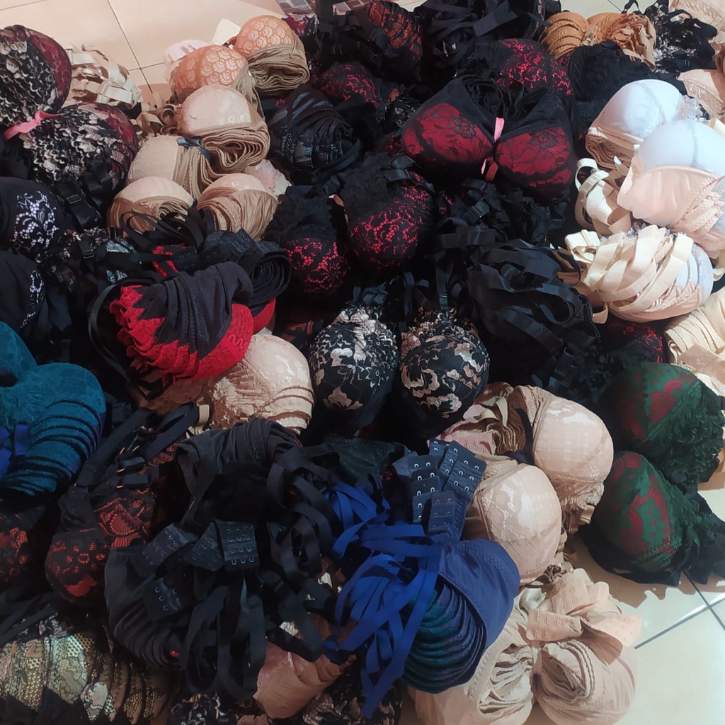 Jual MURAH ISI 6 PCS BH BANDUNG BRA RENDA BEHA TANPA KAWAT BUSA TIPIS ...