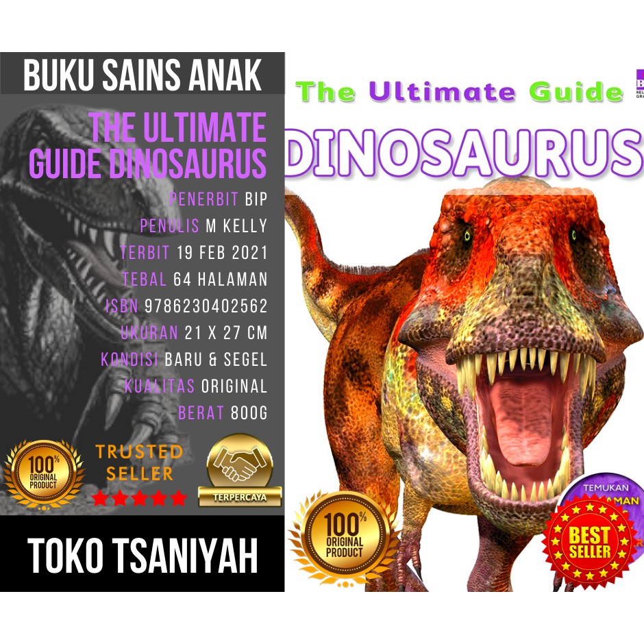 Jual Buku Edukasi Anak The Ultimate Guide Dinosaurus Miles Kelly ...