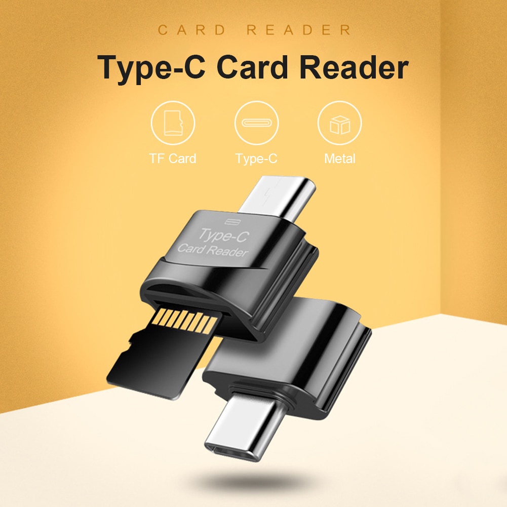 Jual Ciaxy USB Type-C Card Reader Micro SD card Mini OTG USB Type C to ...