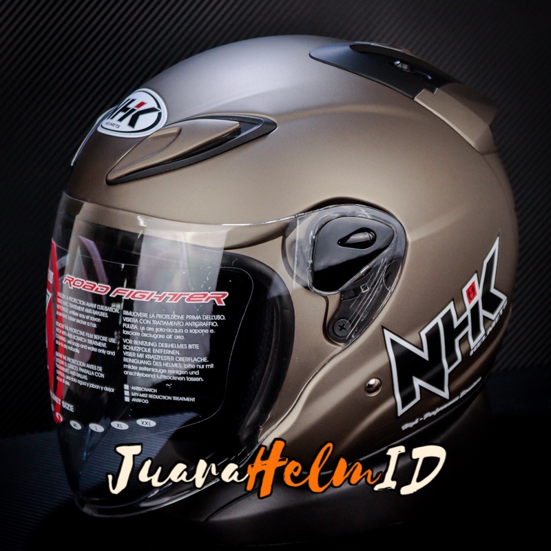 Jual NHK HELM R6 / STAR GREY DOFF / R-6 HALF FACE | Shopee Indonesia