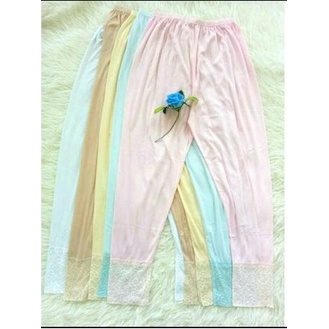 Jual Legging Renda Panjang Wanita Dalaman Gamis Hijab Leging Renda ...