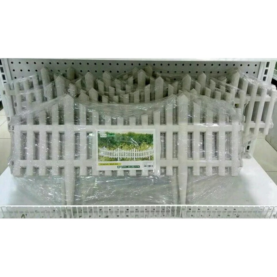 Jual Kris Garden Pagar Taman Plastik Pagar Tanaman Hias Ukuran 61x33cm 5pcs Shopee Indonesia 8786