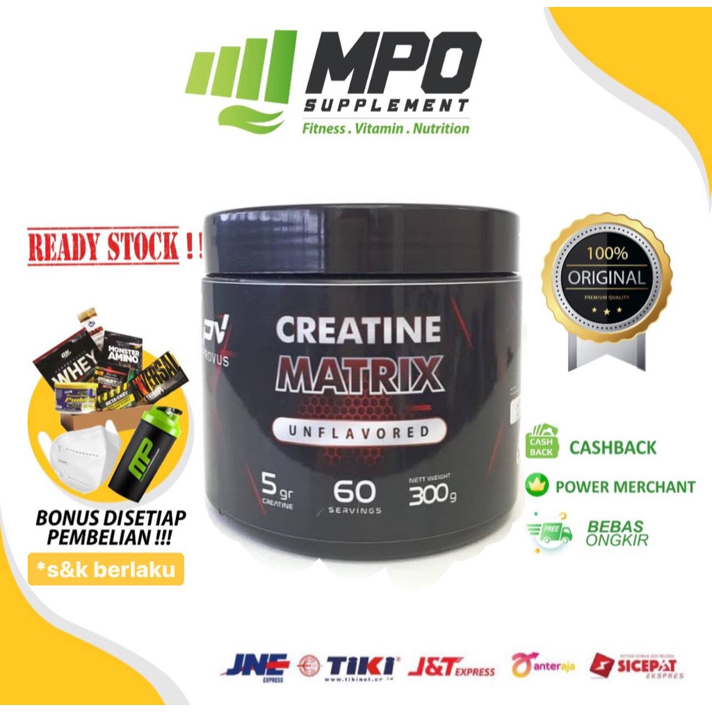 Jual Provus Creatine Matrix Serving Creapure Creatin Creatine Shopee Indonesia