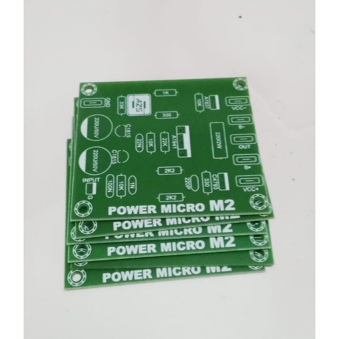 Jual PCB Driver Power Amplifier Micro M2 PCB Pertinak Berkualitas Per ...
