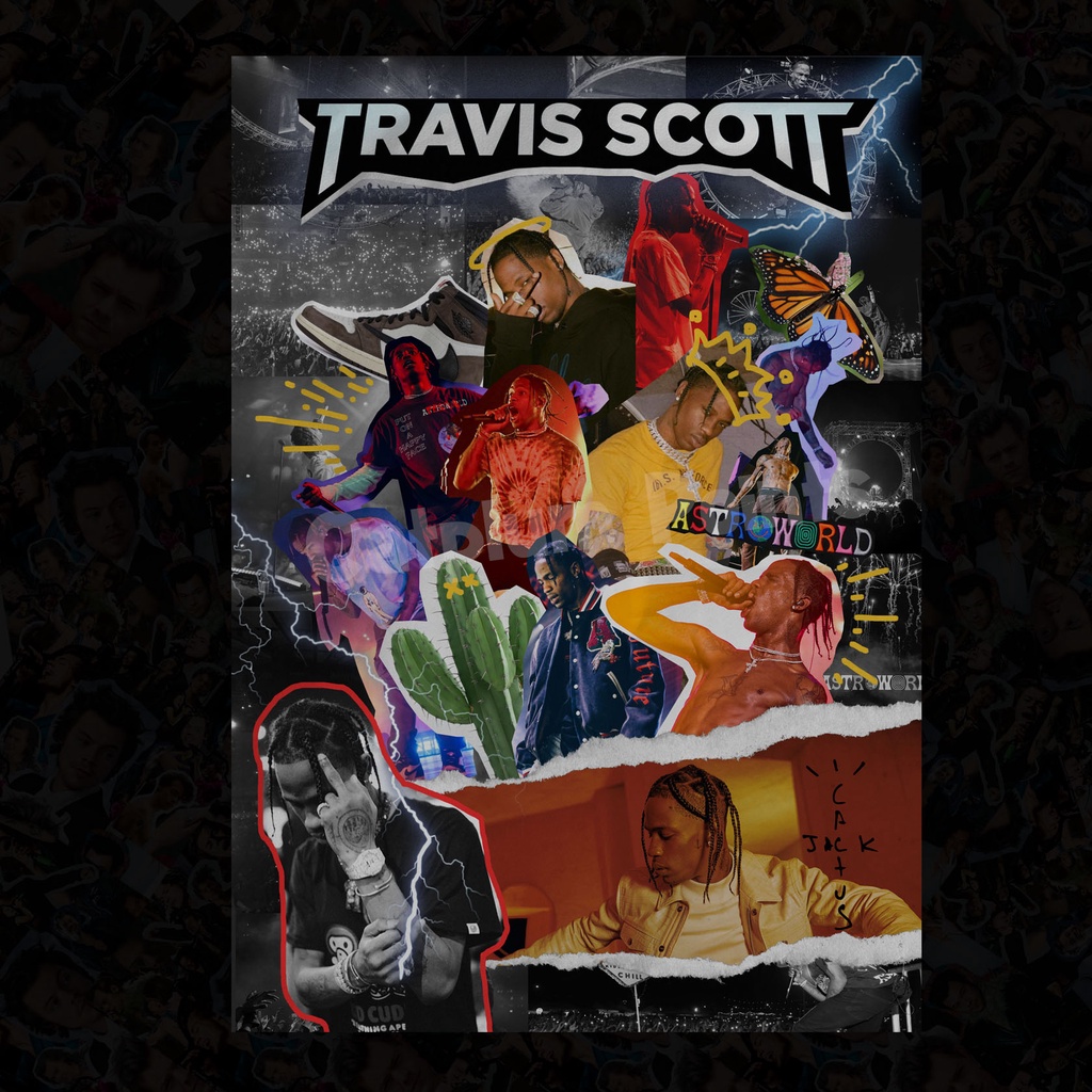 Jual Poster Travis Scott A3/A5 | Shopee Indonesia