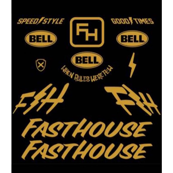Jual STICKER HELM BELL FASTHOUSE STICKER CUTTING | Shopee Indonesia