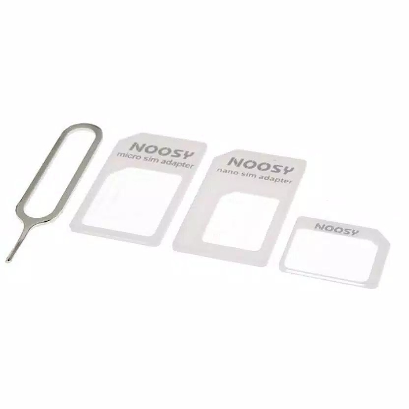 Jual Nossy Sim card adaptor converter nano micro pin 3 in 1 kartu ...