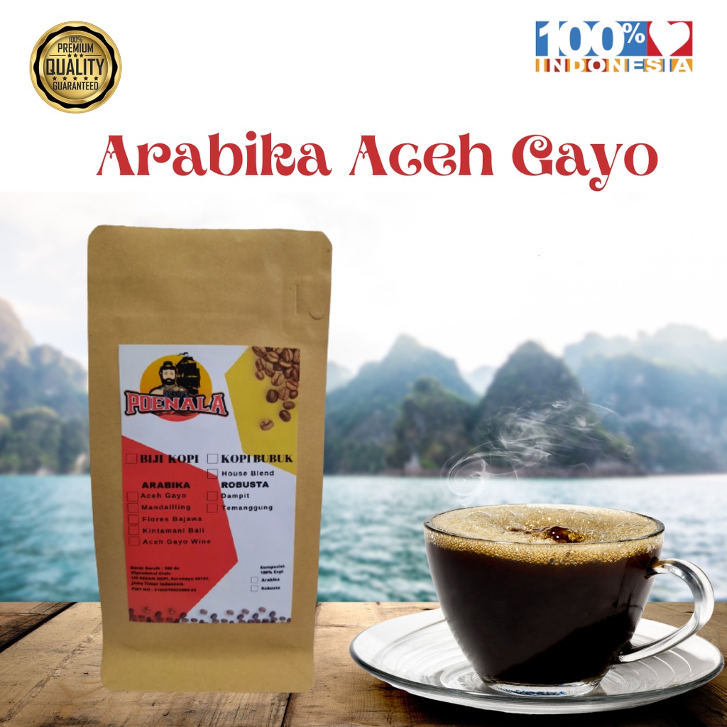 Jual Kopi Bubuk Biji Arabika Aceh Gayo Kg Espresso Kopi Susu Manual Brew Single Origin Kopi