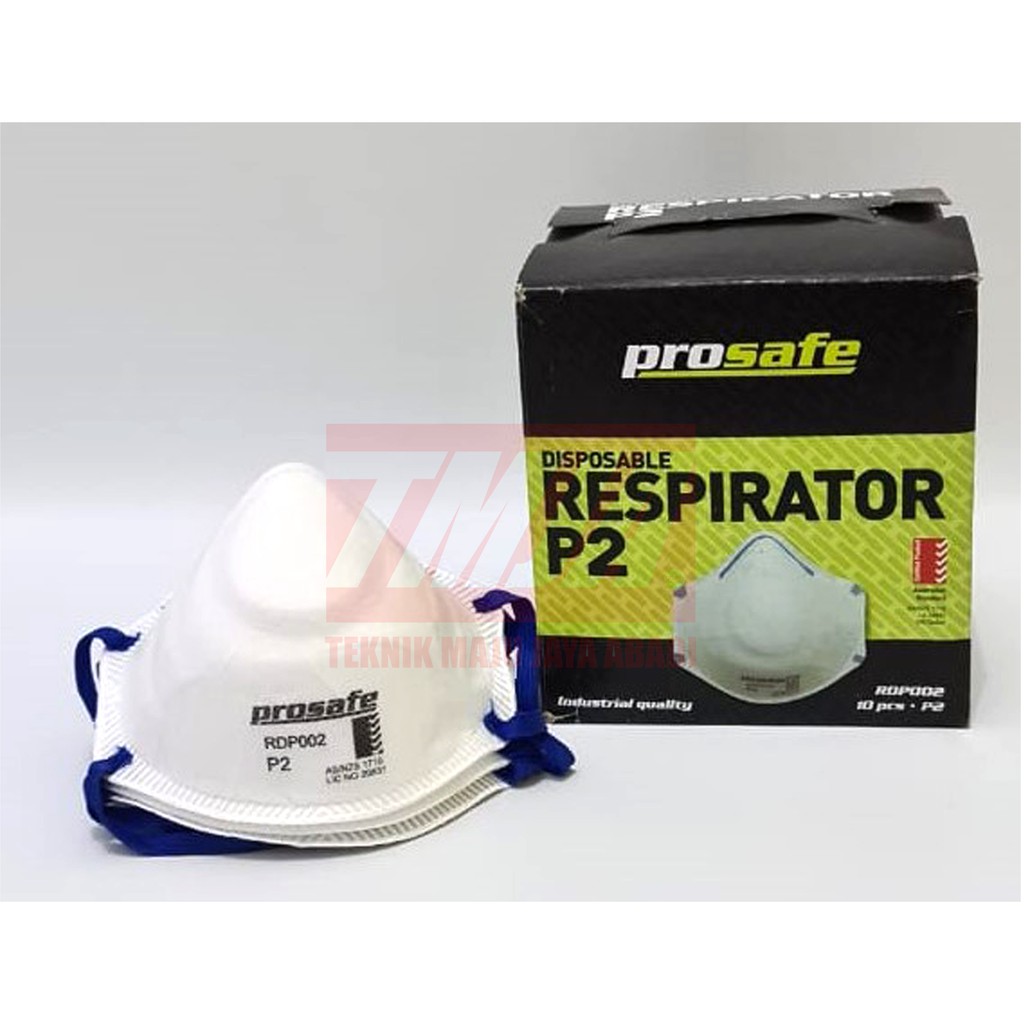 Jual PROSAFE Disposable Respirator MaskerP2 (10Pcs/Box) | Shopee Indonesia