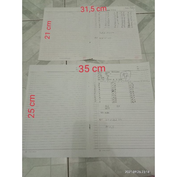 Jual kertas bekas buku tulis ada coretan | Shopee Indonesia