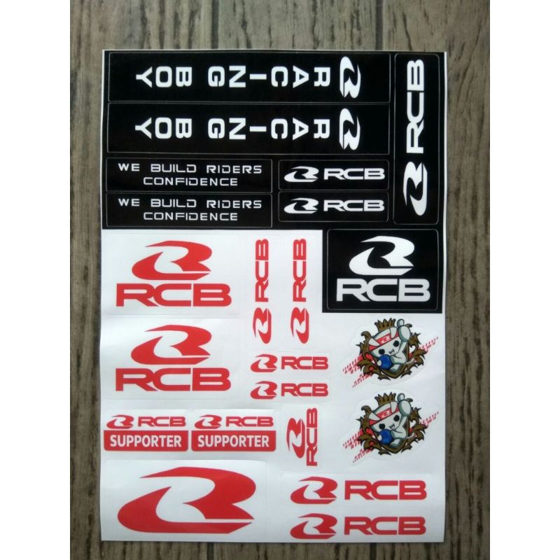 Jual Sticker Official rcb Racing Boy Printing Laminasi | Shopee Indonesia