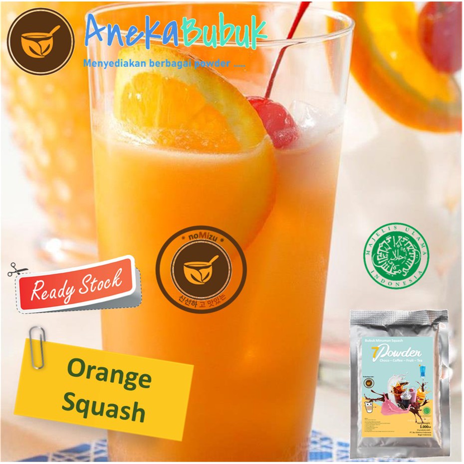 Jual SQUASH ORANGE 1kg - Serbuk Minuman Squash Rasa Jeruk Orange Tanpa ...