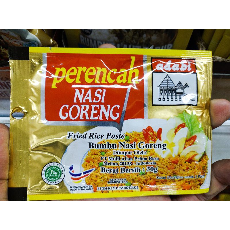 Jual Adabi Perencah Nasi Goreng Gr Bumbu Untuk Nasi Goreng Shopee Indonesia